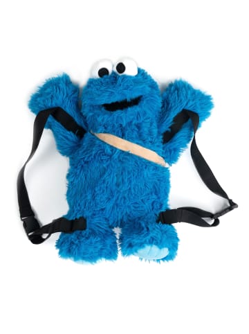 Sesamstraße Sesamstraße Krümelmonster 3D Plüsch Rucksack 38 cm in blau