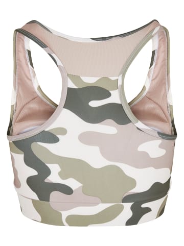 Urban Classics Urban Classics Damen Ladies Tech Mesh Bra in duskrose camo