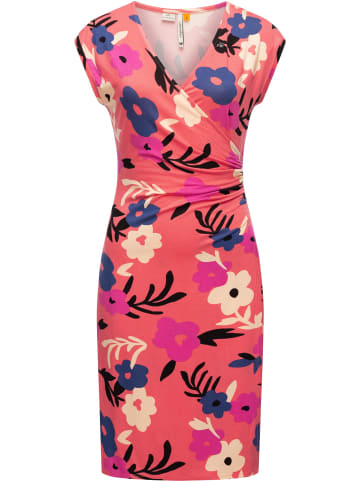 ragwear Sommerkleid Crupi Print in Coral