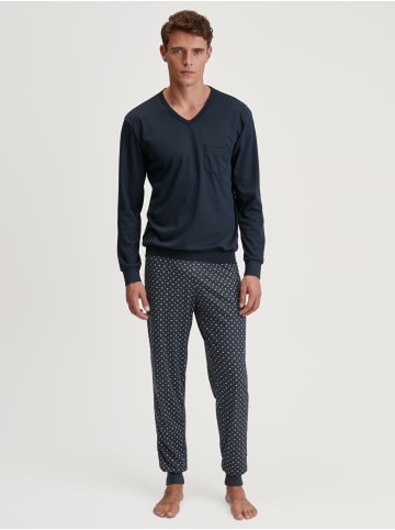 Calida Pyjama in saphir blue