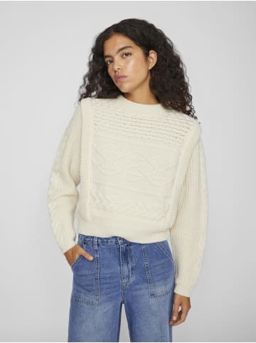 Vila Strickpullover in Birch