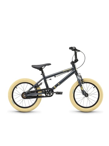 S'COOL BMX - XtriX mini 16 Zoll 1-Gang | ab 4 Jahre - Dark Grey/Beige