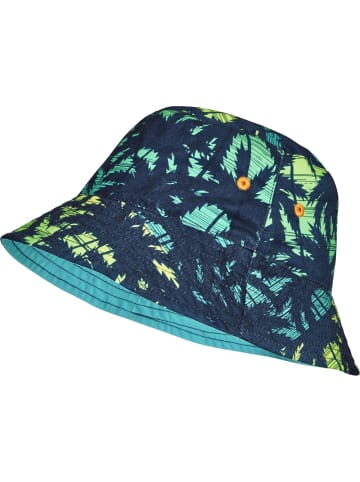 Playshoes Kinder Hut "Uv-Schutz Fischerhut Surf" in Blau