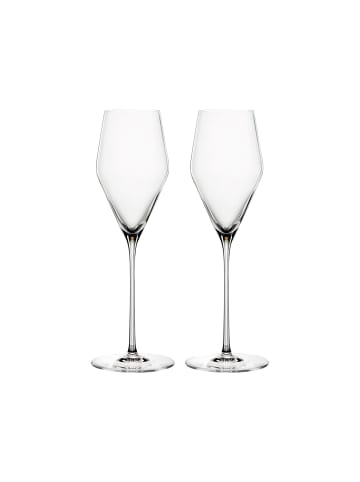 Spiegelau 3er Set Champagnergläser + Poliertuch Definition 250 ml in transparent
