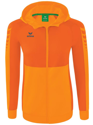 erima Trainingsjacke "Six Wings Trainingsjacke Mit Kapuze" in Orange