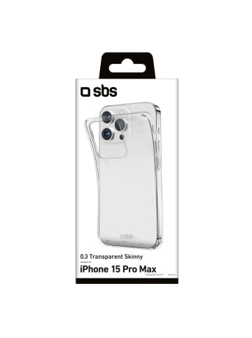 Apple SBS TESKINIP1567PT, Cover, Apple, iPhone 15 Pro Max, 17 cm (6.7"), Transparent