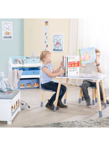 roba Kindersitzgruppe Paw Patrol, 2 Stühle & Tisch, Holz weiß