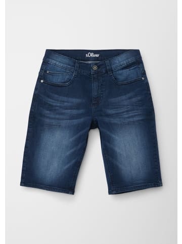 s.Oliver Jeans-Hose kurz in Blau