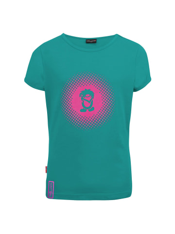 Trollkids Funktionsshirt Logo in smaragd