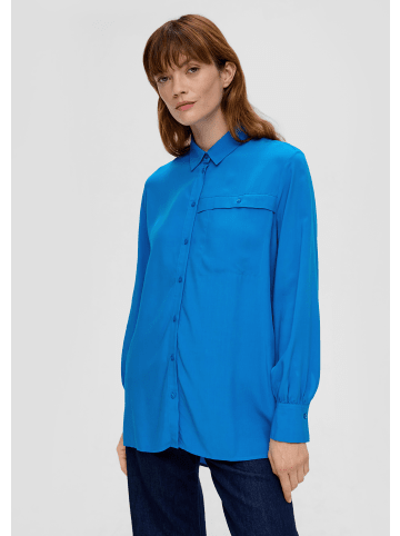 s.Oliver Bluse langarm in Blau