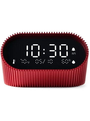 Lexon Digitalwecker Ray Clock Rot