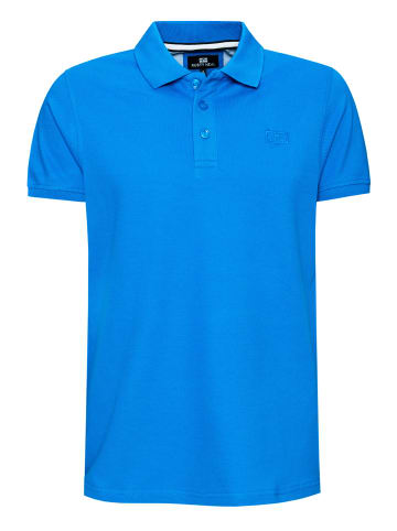 Rusty Neal Polo Pique Shirt Regular Fit in Blau
