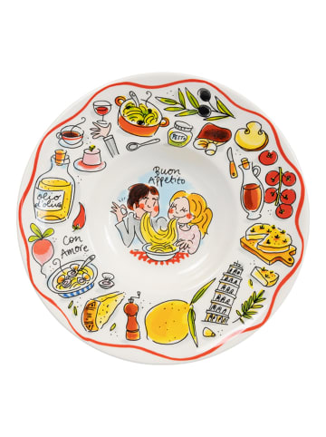 Blond Amsterdam Teller Buon Appetito in Bunt - 24cm