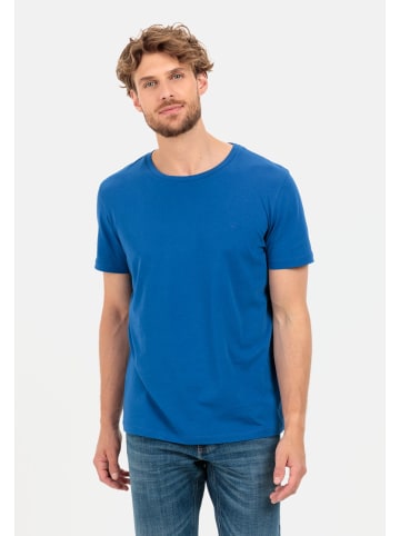 Camel Active Kurzarm T-Shirt aus Organic Cotton in Blau