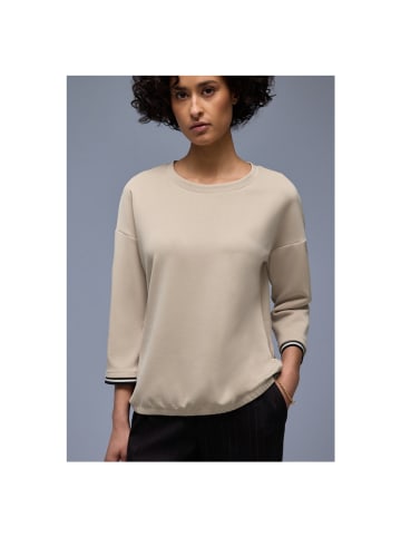 Street One Sweatshirt in cotton beige