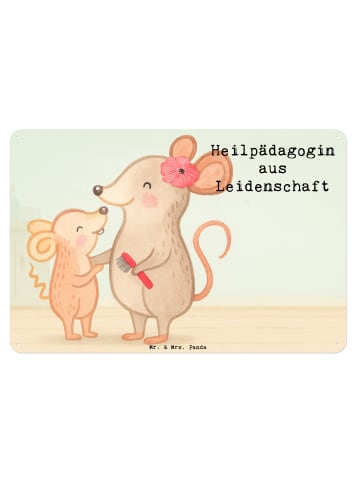 Mr. & Mrs. Panda Wandbild Heilpädagogin Leidenschaft Design mit ... in Weiß