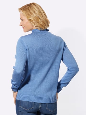 WITT WEIDEN Stehkragenpullover in himmelblau