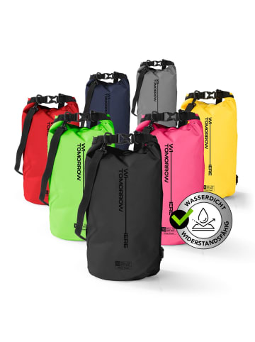 Where Tomorrow PVC dry bag Style 02 10L schwarz Schwarz