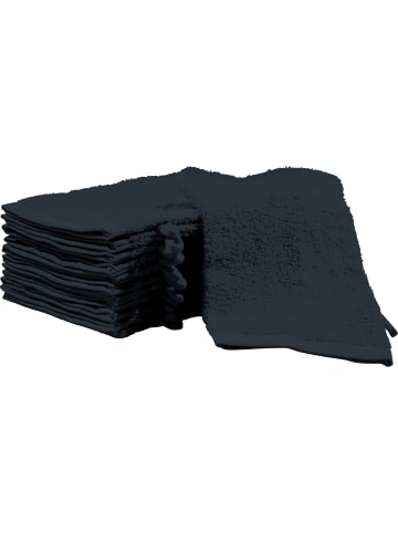 REDBEST Frottier Waschhandschuh 12er-Pack Oceanside in schwarz