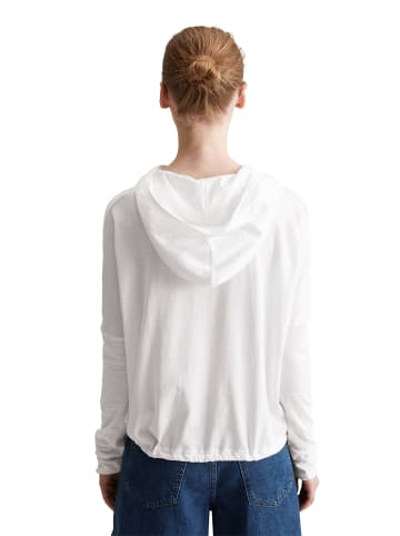 Marc O'Polo DENIM DfC Kapuzen-Longsleeve relaxed in Weiß