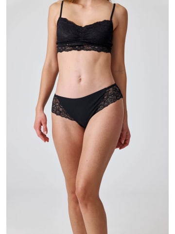 SNOCKS Brazilian Slips mit Spitze 3 Stück in Mix (Mauve/Weinrot/Schwarz)