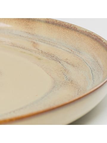 gipfelstück Dessertteller-Set, Steinzeug Nebelwald in Beige