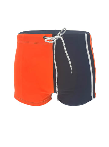 BECO the world of aquasports Badeshorts BEaktive in schwarz-orange