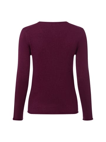 Marie Lund Strickpullover in aubergine - 0007