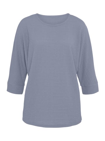 Vivance by Lascana 3/4-Arm-Shirt in rauchblau