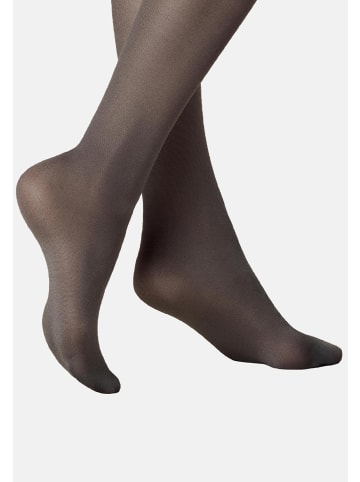 Kunert Feinkniestrümpfe Satin Look 40 weicher Bund in Carbon