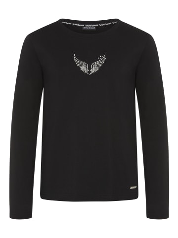 Bruno Banani Langarmshirt in schwarz