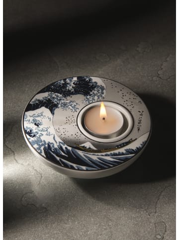 Goebel Kerzenhalter " Hokusai Die Welle " in Bunt
