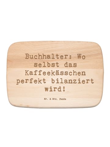 Mr. & Mrs. Panda Schneidebrett Spruch Buchhalter BalanZeichen mit Spruch in Transparent