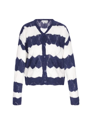 Usha Cardigan in navy offwhite