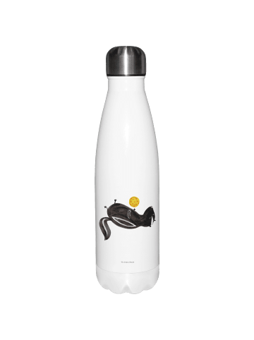 Mr. & Mrs. Panda Thermosflasche Stinktier Ball ohne Spruch in Weiß