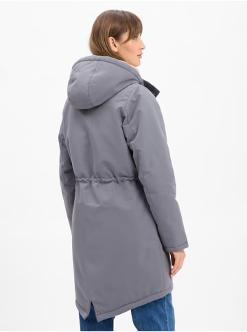 Derbe Mantel Festholm in grau blau - 0002