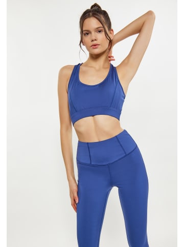 myMO ATHLSR Damen Crop-Top in Kobaltblau