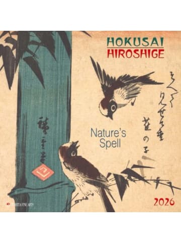 TUSHITA Kalender - Hokusai/Hiroshige - Nature 2026