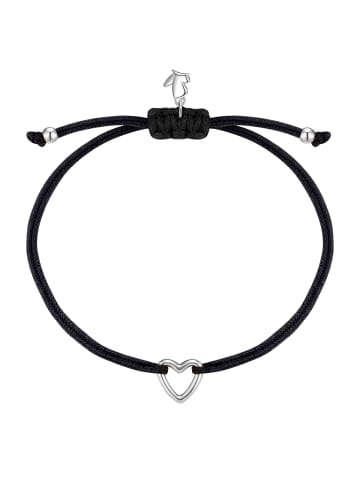 Glanzstücke München Armband Herz aus Edelstahl in silber