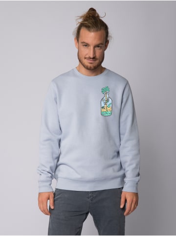 wat? Apparel Sweatshirt Holiday in a bottle in Serene Blue