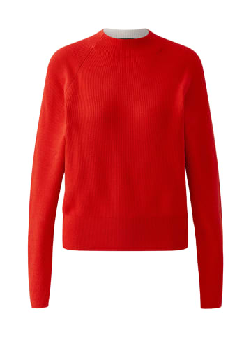 Oui Pullover in high risk red
