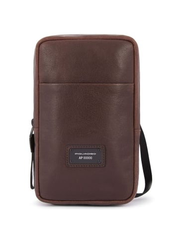 Piquadro Harper Handytasche Leder 12 cm in dark brown