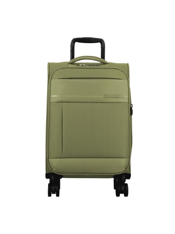 Jump Monthélys 4 Rollen Kabinentrolley 55 cm mit Dehnfalte in light green