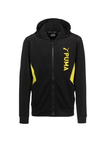 Puma Laufjacke/Kapuzenjacke Puma Fit Double Knit FZ Ho in Schwarz