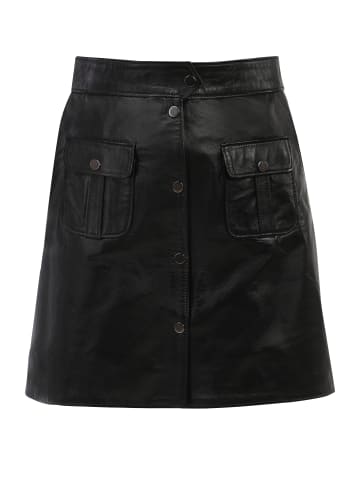 Felix Hardy Lederrock in Schwarz