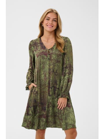 CULTURE Kleid CUdaisy Relaxed fit in Green Crackle