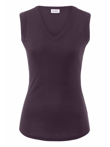 Hessnatur Softrib Top in dunkle traube