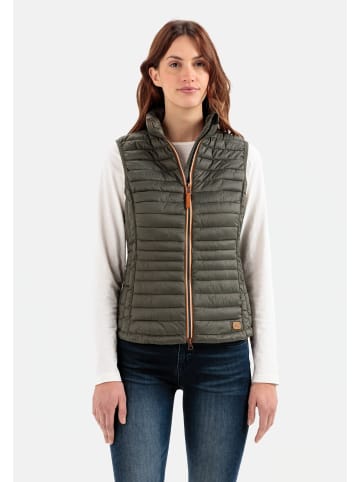 Camel Active Steppweste aus recyceltem Material in Khaki