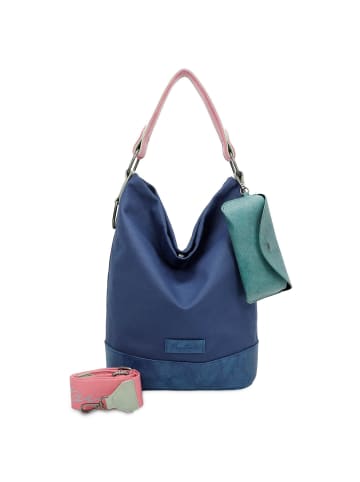 Fritzi aus Preußen Izzy07 Olga Canvas Schultertasche 27 cm navy