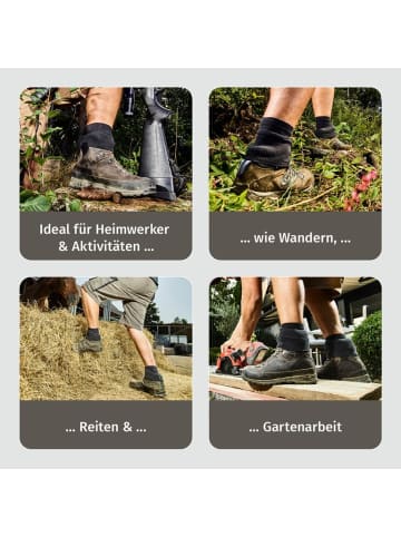 Socklaender Funktions-Socke mit Doppelschaft 2er-Set Größe 40-43 Wandern Arbeit